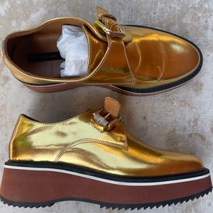 Rachel Comey Curb Flat Metallic Gold